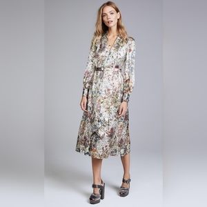 Tory Burch Vanessa Dress Metallic Floral